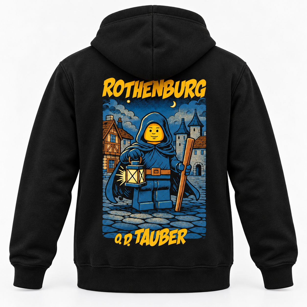 Nachtwächter Figur Comic Zipper